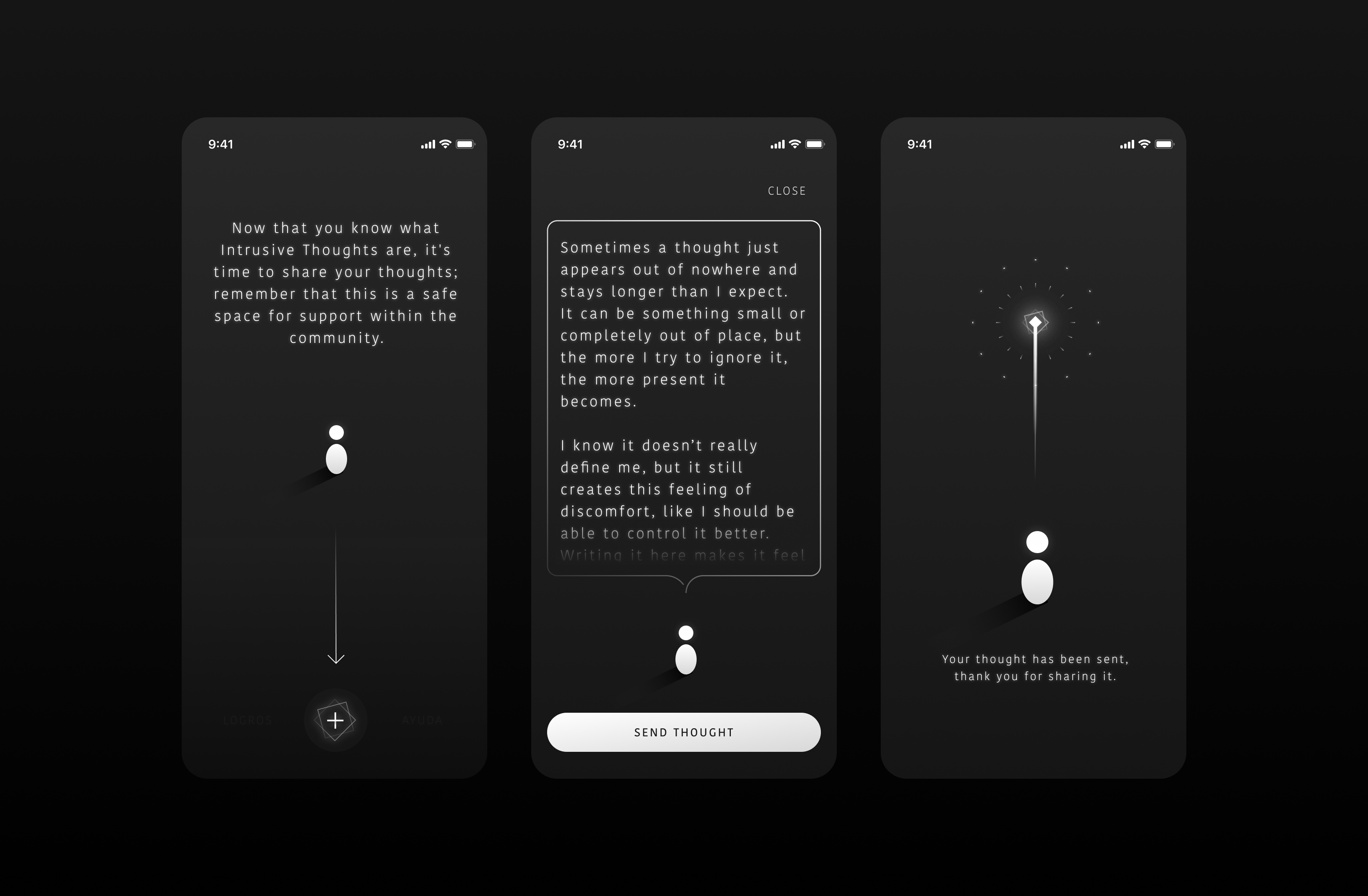 Share a thought interaction